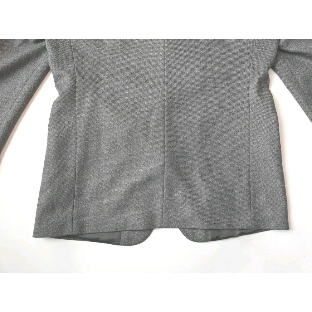 Oscar De La Renta Mens Wool Cashmere Blazer Sport Coat 40R Gray 3 Button L502
